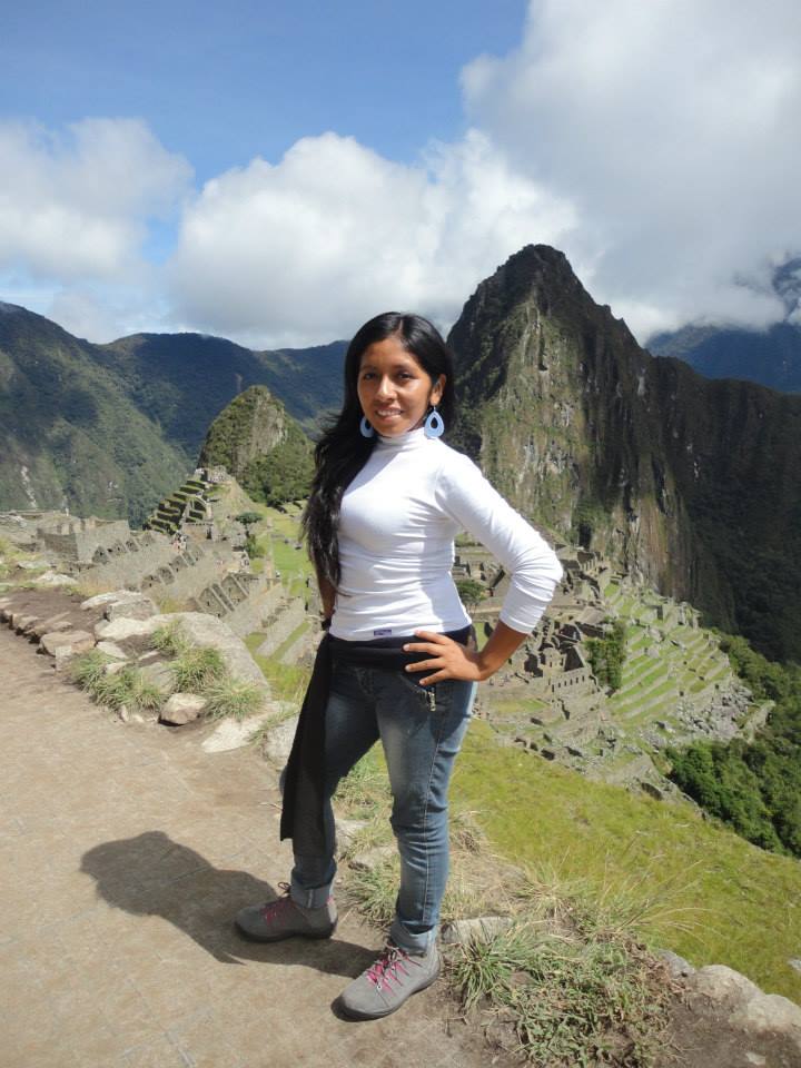 Lacey visiting Machu Picchu in the Cusco region of Peru